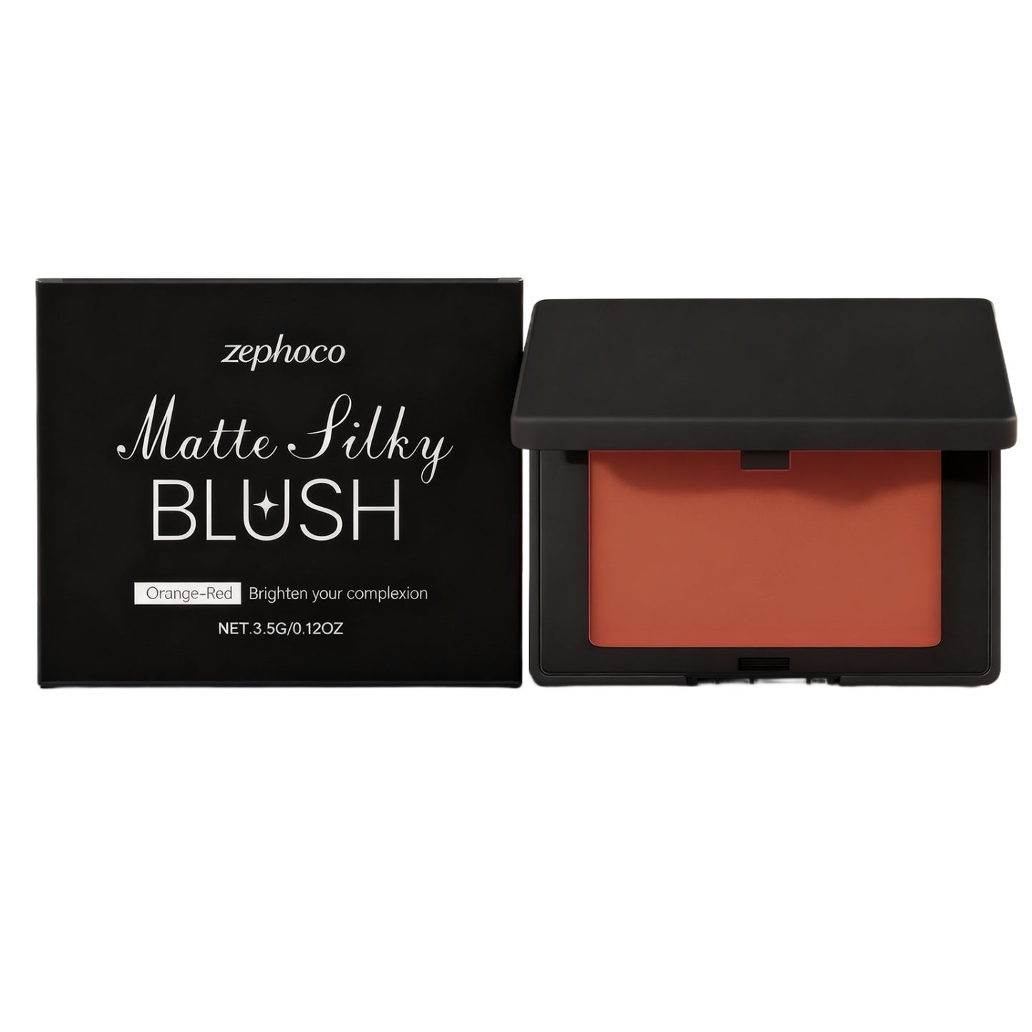 Matte Silky Blush Dark Red