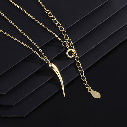 Pure Silver Small Chili Necklace For Women