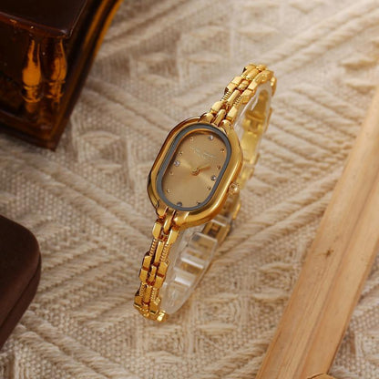 Egg-shaped Waterproof Bracelet Watch For Women