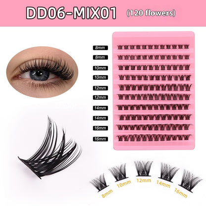 Segmented Hot Melt Single Cluster Large Capacity Thick Eyelash Suit