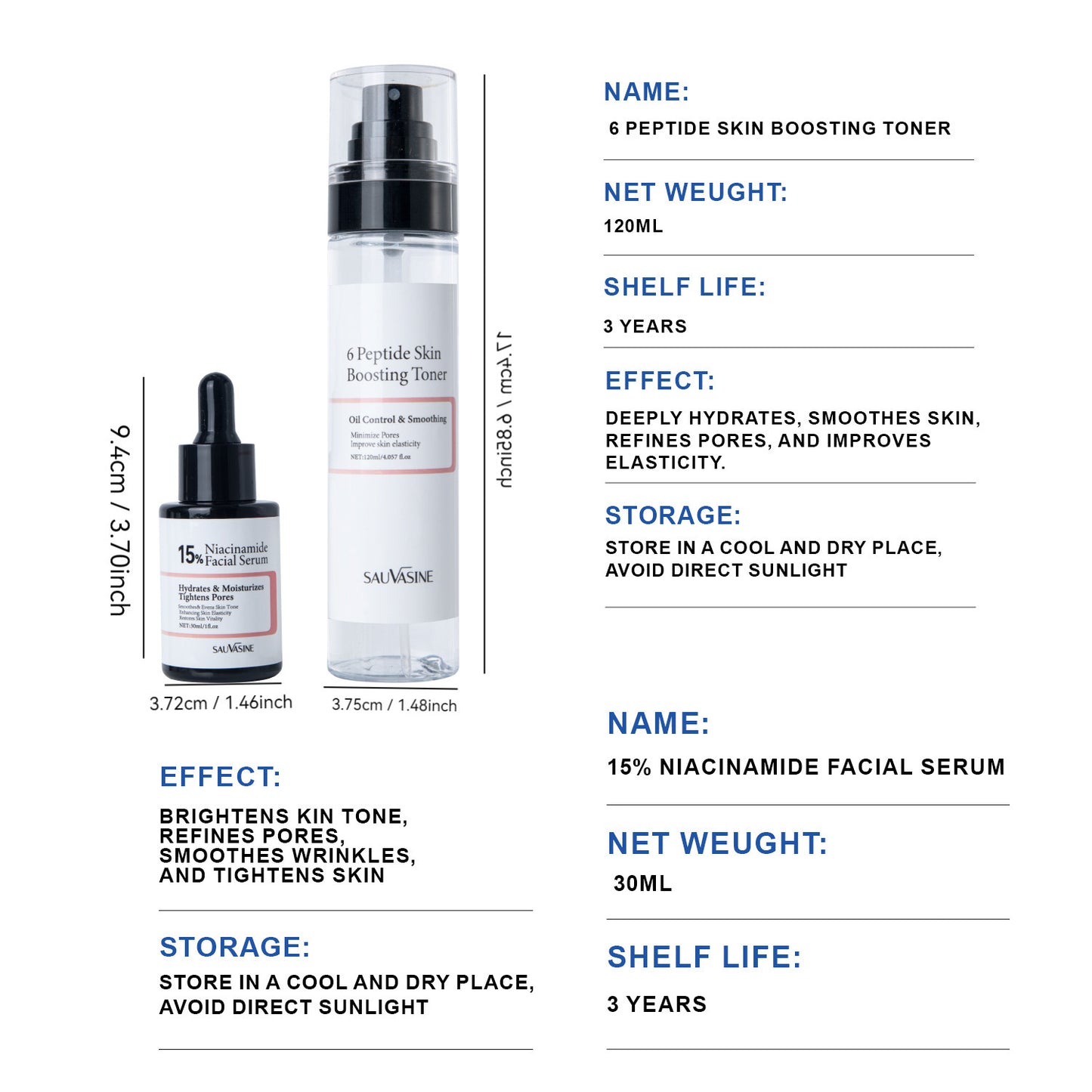 SAUVASINE Nicotinamide 15 Peptide Enhancer Suit 150ml
