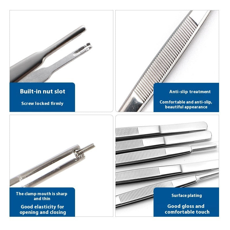 Thick Gardening Glasses Screw Special Tweezers