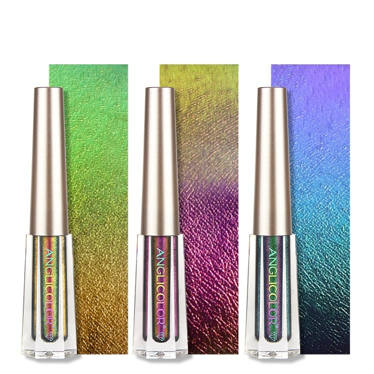 Brightening And Flashing Three Colors Liquid Eye Shadow