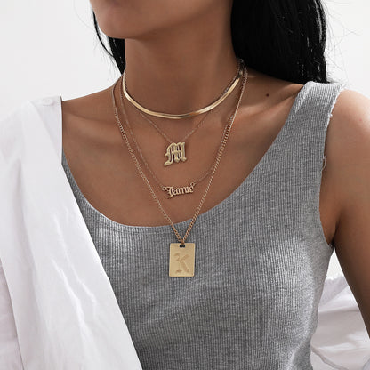 Jewelry Elegant Temperament Multi-layer Tassel Necklace For Women