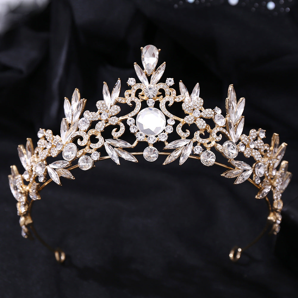 Rhinestone Hair Band Luxury Baroque Crystal
