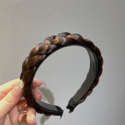 Fabric Wig Braid Headband Handmade Fishbone Hair Accessories