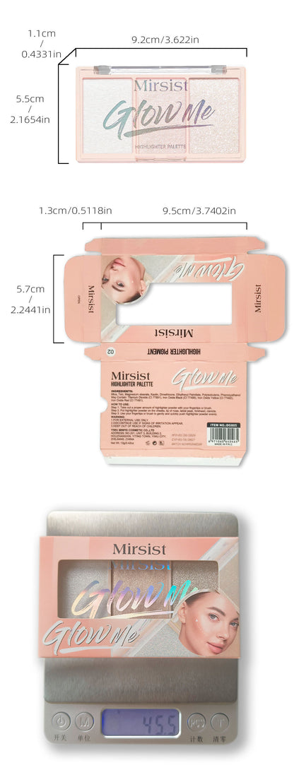 Body Eye Shadow Highlighting Powder Pearlescent Thin And Glittering