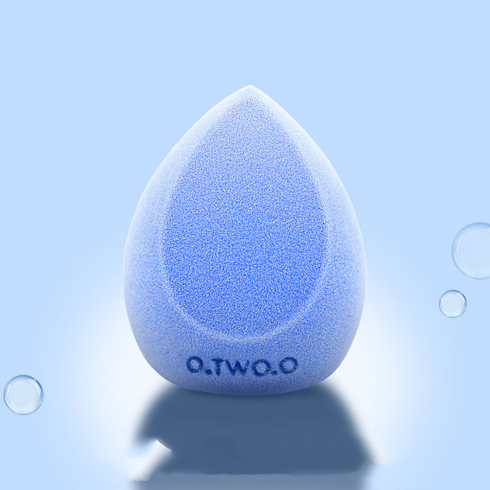 Blue Water Drop New Flocking Powder Puff