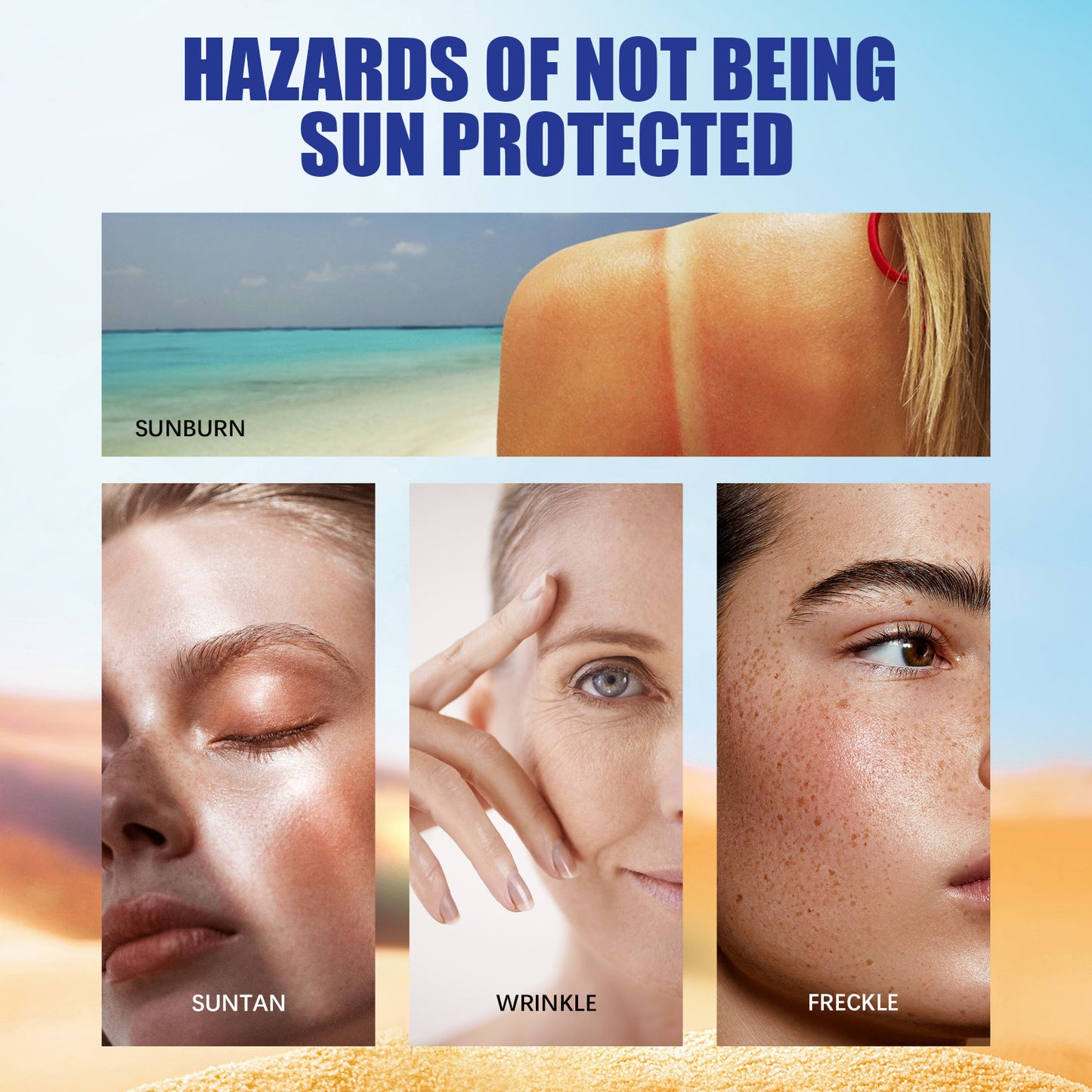 Hyaluronic Acid Moisturizing Lightweight Moisturizing Isolation Waterproof UV Protection SPF50