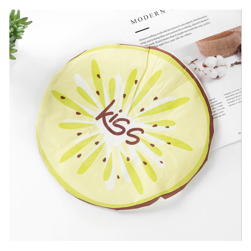 Cute Fruit Shape Waterproof Shower Cap