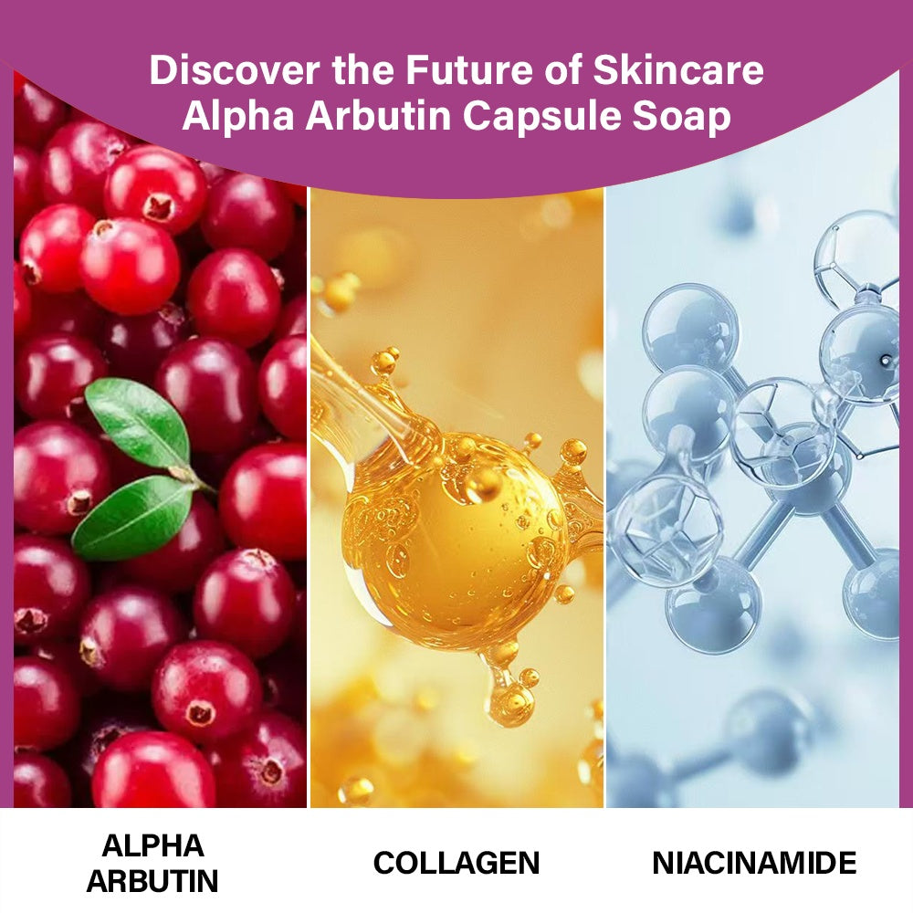 Alpha Arbutin 3 Plus Capsule Soap Skin Care Whitening & Brightening Soap