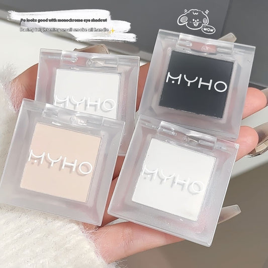 Monochrome Eyeshadow Matte Highlight Smoky Makeup Natural Brightening Lasting