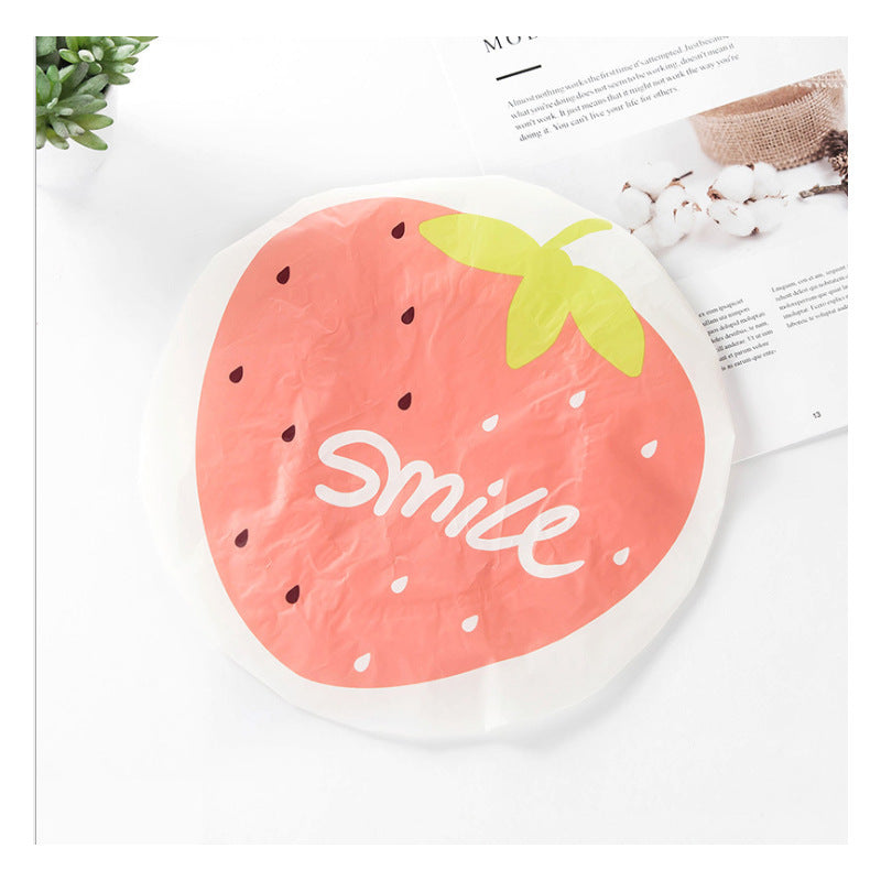 Cute Fruit Shape Waterproof Shower Cap