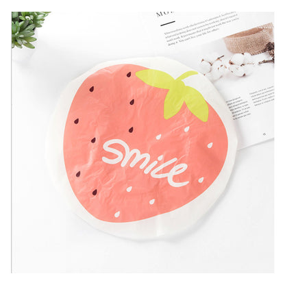 Cute Fruit Shape Waterproof Shower Cap