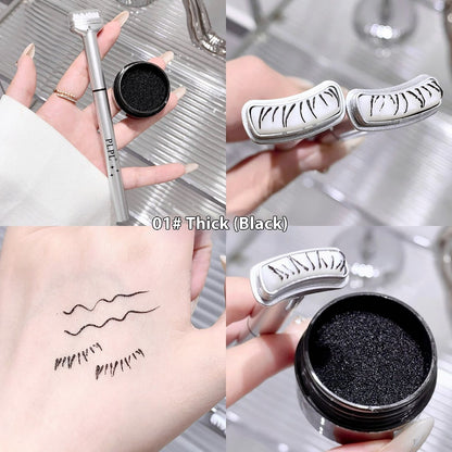Double-headed Lower Eyelash Seal Eyeliner Quick-drying Not Smudge Durable Waterproof And Sweatproof Eyeliner Two-in-one