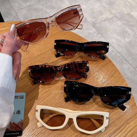 Cat Eye Sunglasses Women's Fashion Street Shooting UV Protection