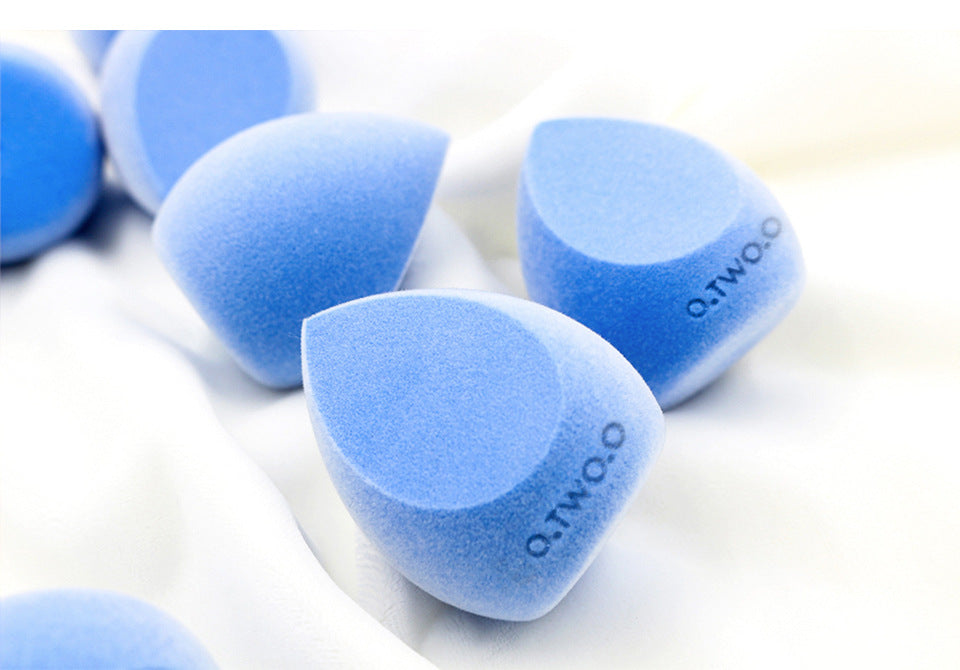 Blue Water Drop New Flocking Powder Puff