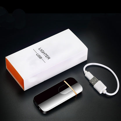 Creative ultra-thin fingerprint usb charging lighter