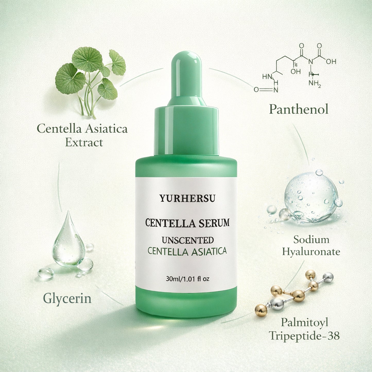 Centella Asiatica Moisturizing And Skin-Softening Serum