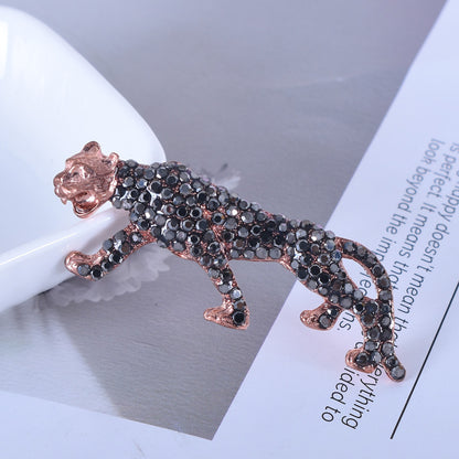 Brooch, Silk Scarf Buckle, Animal Rhinestones
