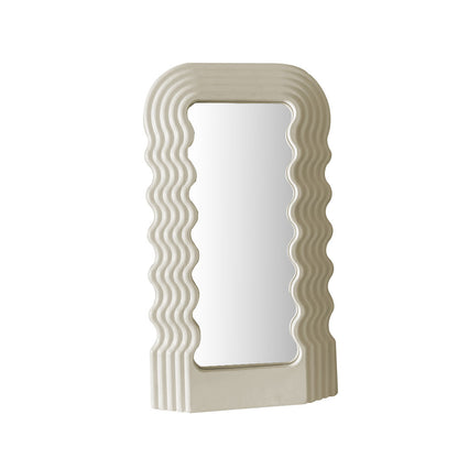 Medieval Memphis Wave Mirror Desktop Makeup Mirror
