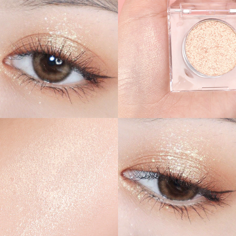 High Gloss Earth Color Broken Diamond Fine Shimmer Matt Pearl Eye Shadow Disc