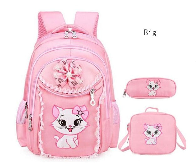 Primary school bag 6-12 year old girl backpack 1-3-4-5-6 first grade cute princess