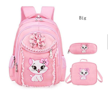 Primary school bag 6-12 year old girl backpack 1-3-4-5-6 first grade cute princess