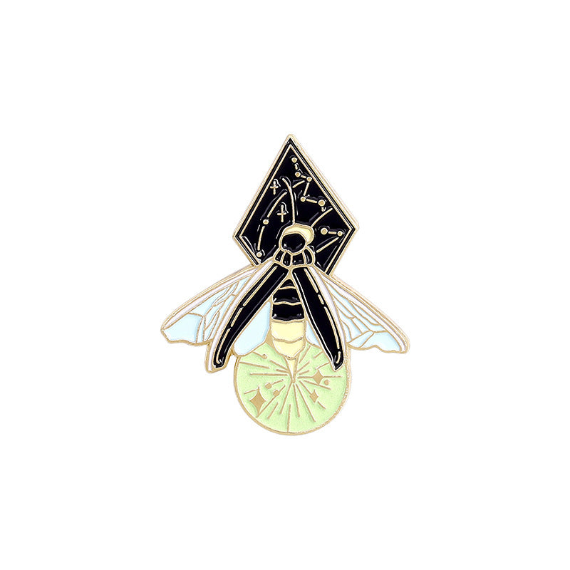 Personalized Versatile Brooch Pin Painted Badge
