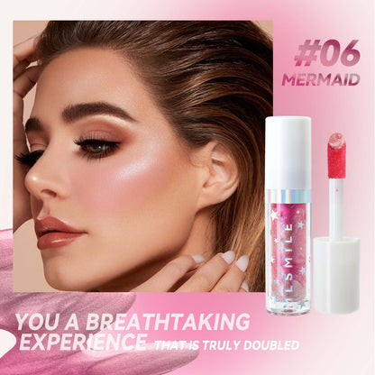 Marble Liquid Blush Brightening Color Rendering Facial Rouge Makeup