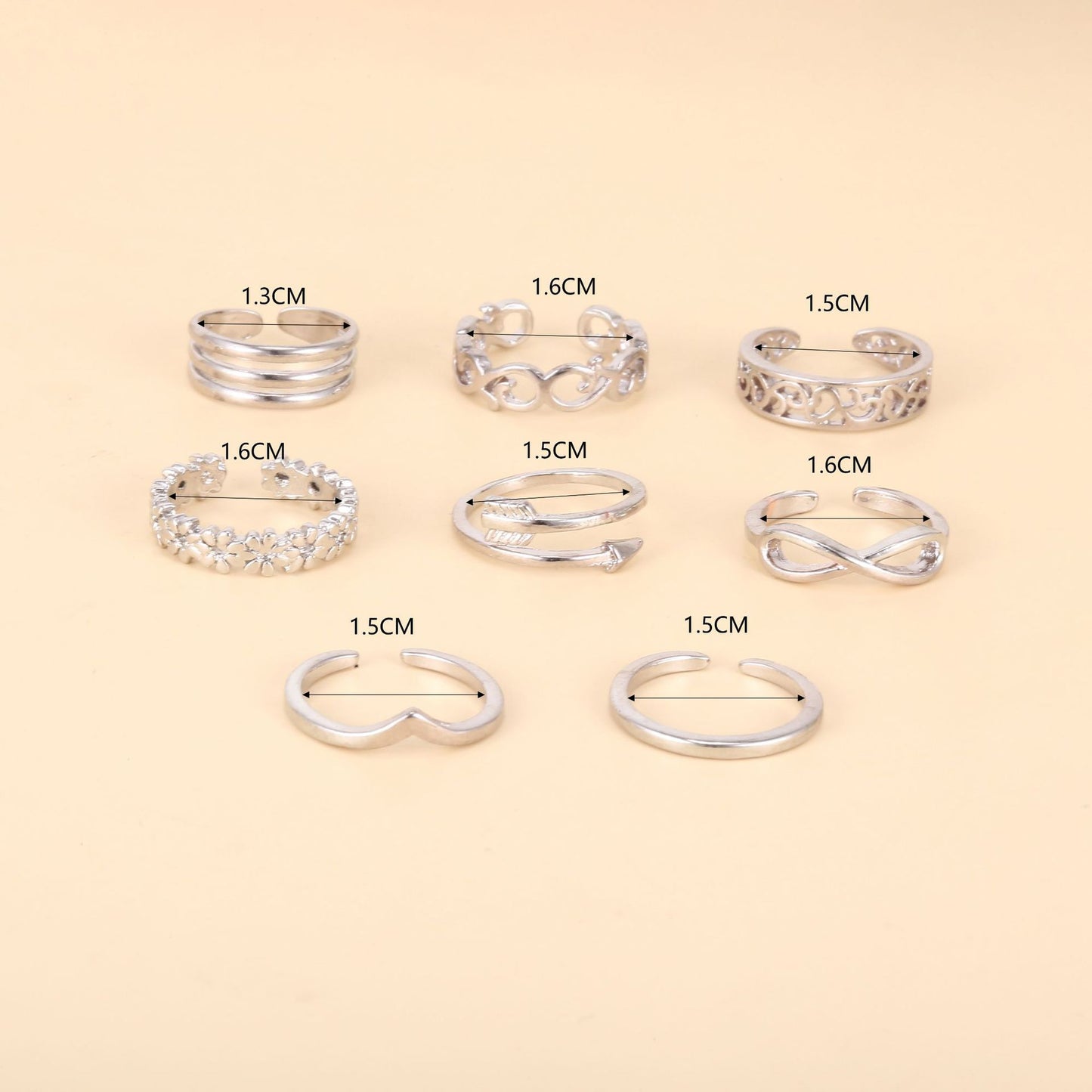 European And American Women's Beach Toe Ring