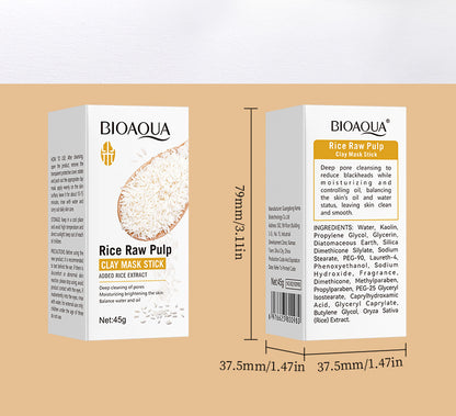 Deep Cleaning Acne Removing Rice Puree Clay Mask Stick