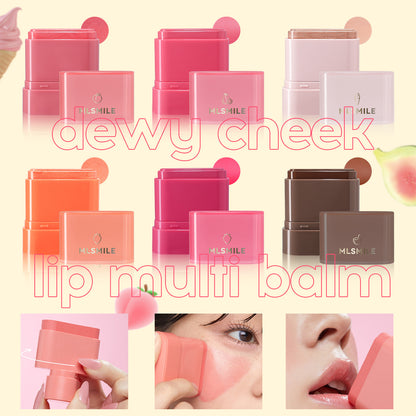 Flat Tube Fruit Blush Stick 2 In 1