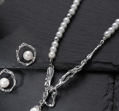 New Lava Irregular Pearl Necklace For Women