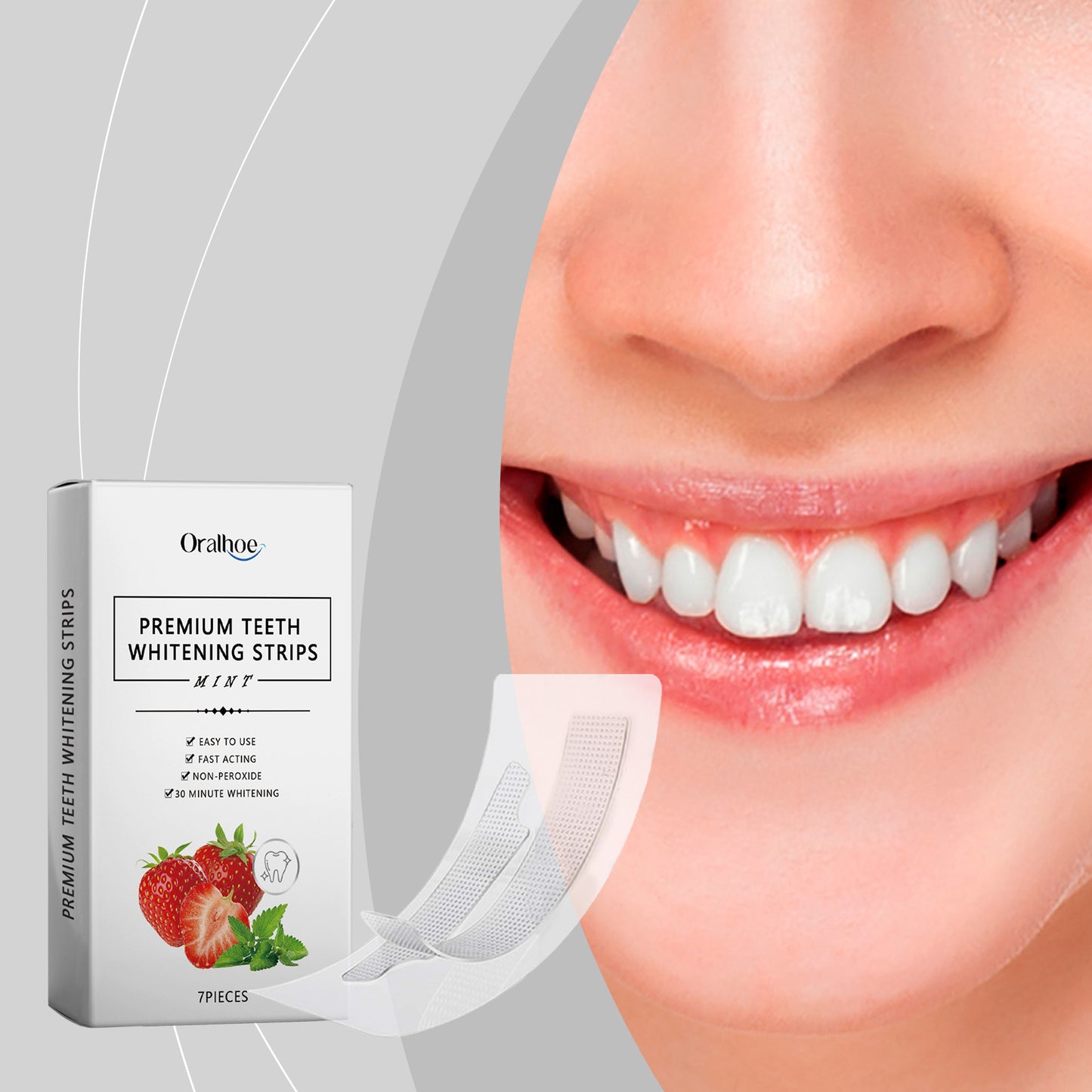 Gentle Cleaning Tea Stains Improve Brightness Household Tooth Care Stickers