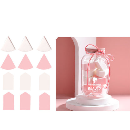 Makeup Egg Fan-shaped Makeup Cushion Puff Set Beauty Egg Triangle Puff