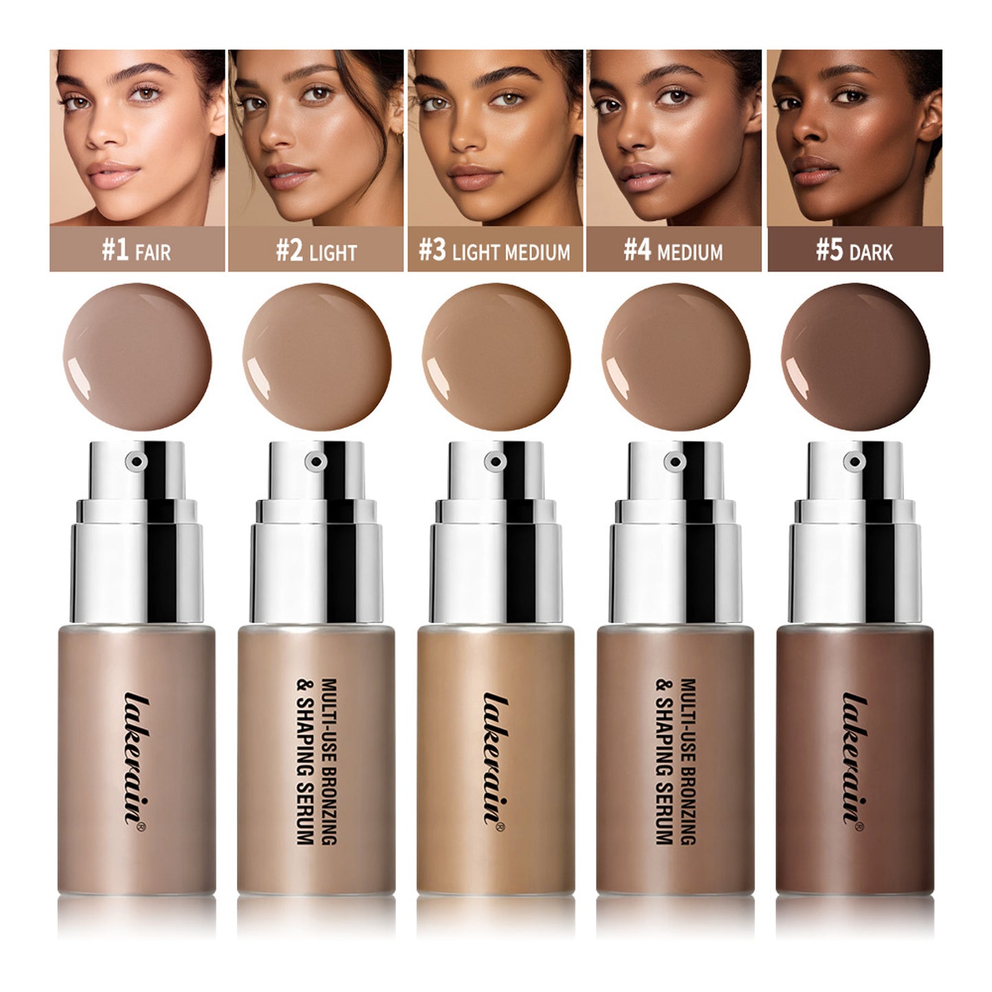Multi-color 3D Highlight Contour Liquid