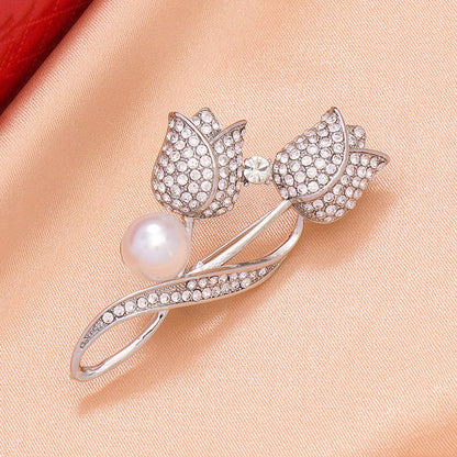 Luxury Suit Suit Sweater Brooch Pin