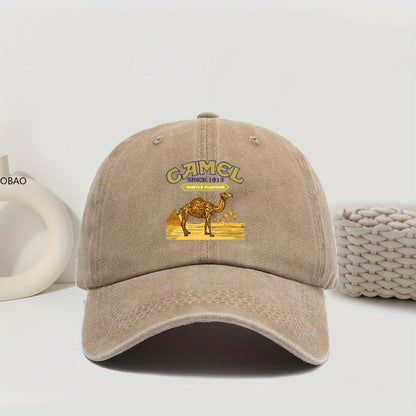 Mens Outdoor Simple All-Match Embroidered Letter Baseball Cap