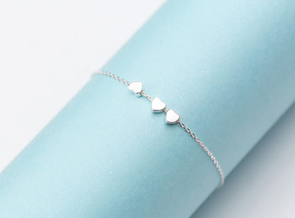 Heart shaped anklet