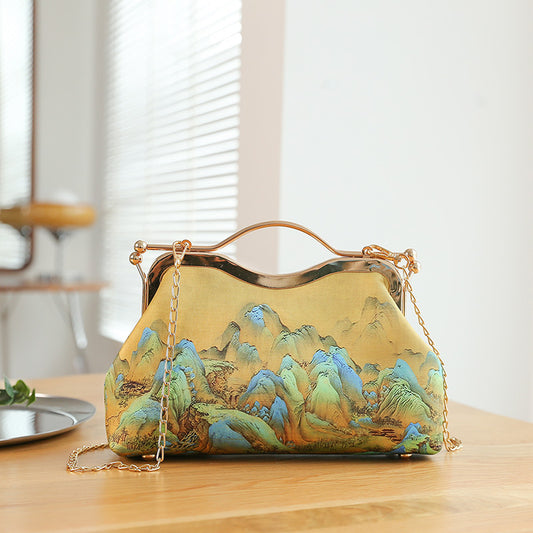 High-end Ethnic Style Tote Clutch Bag Women