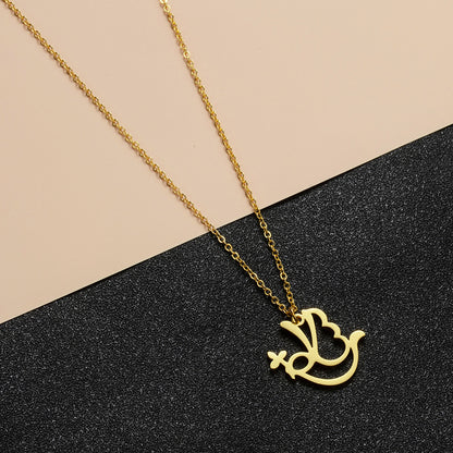 CXWIND PEACE Arabic Letter Jewelry Pendant For Women