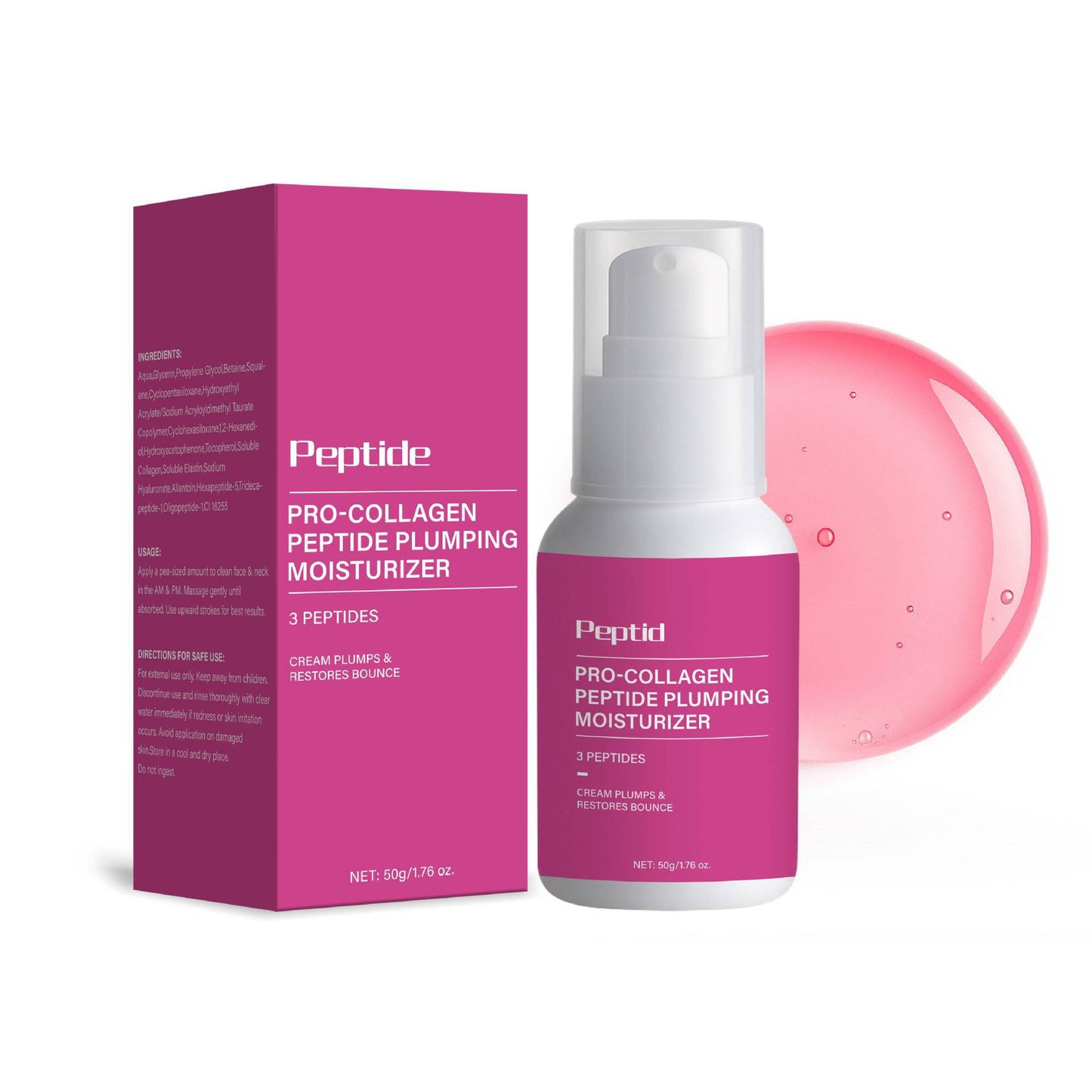 Collagen Peptide Fengying Facial Moisturizing Cream 50g Neutral Packaging