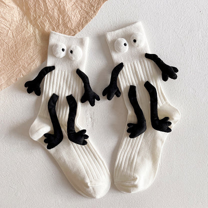 Cute Plush Doll In Tube Socks JK Is Thin Pure Cotton Pile Pile Short Boots Couple