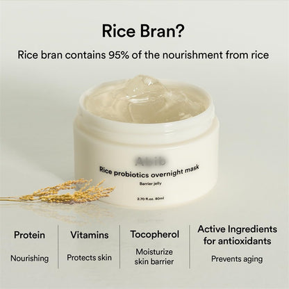 Rice Probiotic Overnight Mask Barrier Jelly Night Mask