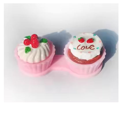 Cake Shape Contact Lens Case