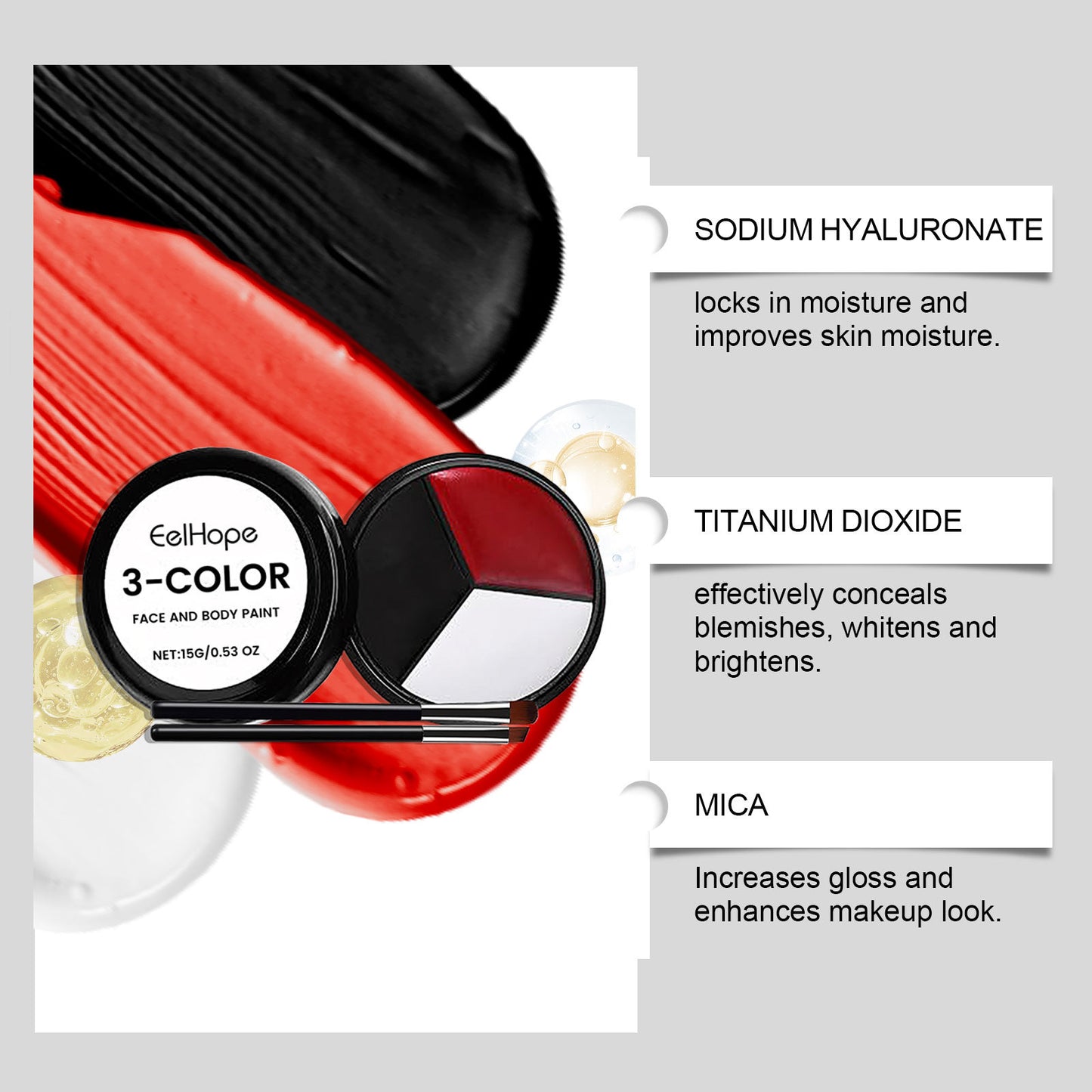 Ball Face Painting Suit Makeup Tools