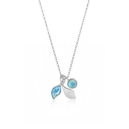 New Mori Style Leaf Necklace For Women
