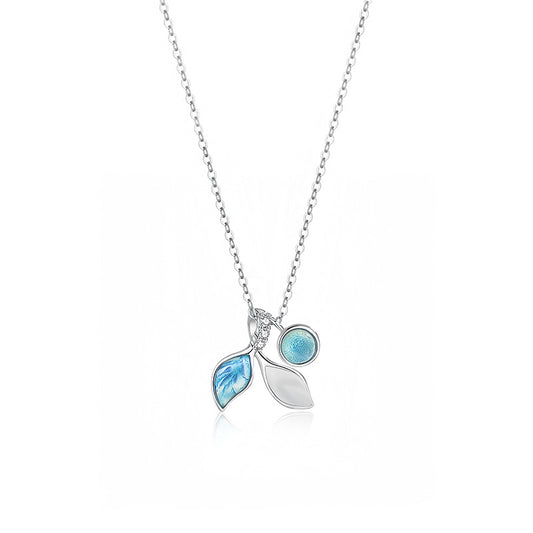 New Mori Style Leaf Necklace For Women