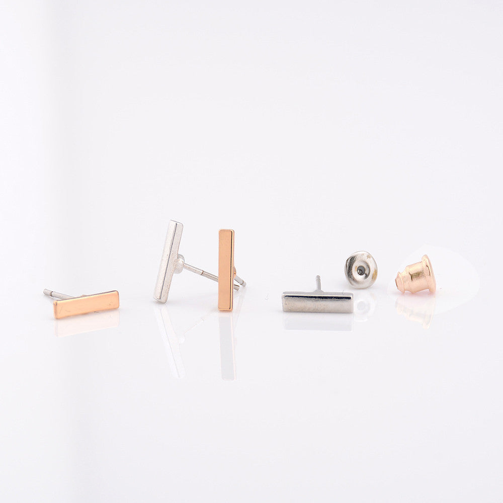 Flat earrings female earrings